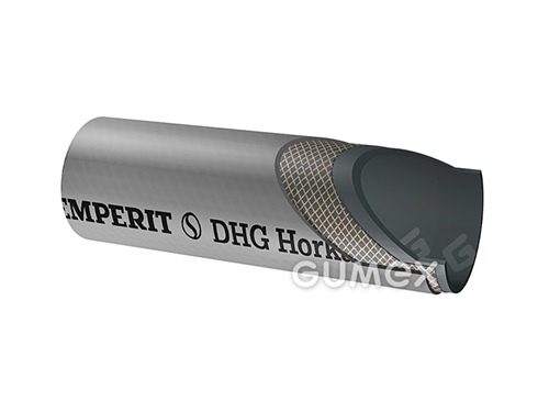 Hadice na horkou vodu DHG, 13/20mm, 6bar, EPDM/NR-SBR, nešpinivá, -35°C/+95°C, šedá